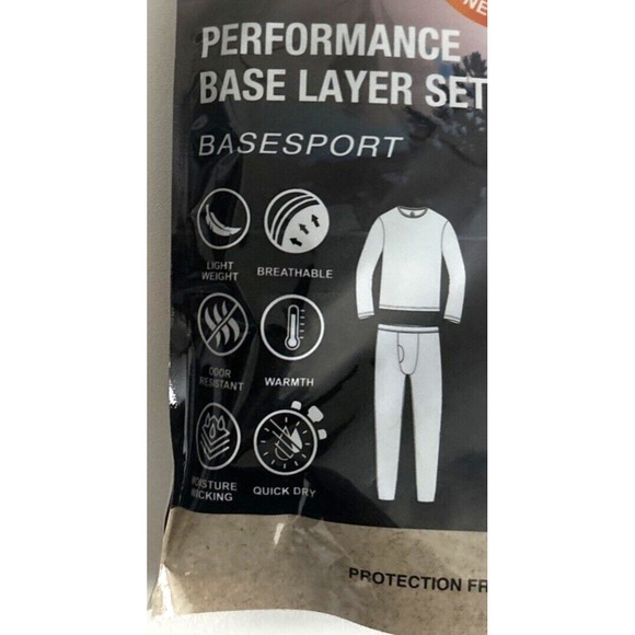 ZeroXposur Boys Performance Base Layer Set Midweight Black Size Medium - Picture 3 of 5